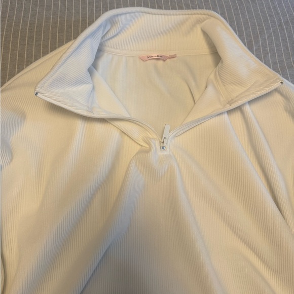 La Vie en Rose Heavy Ribbed Sweatshirt - White - Picture 6 of 10